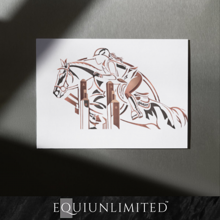 'Gilded Ascent' - Jumping/Cross Country Logo - Image 2