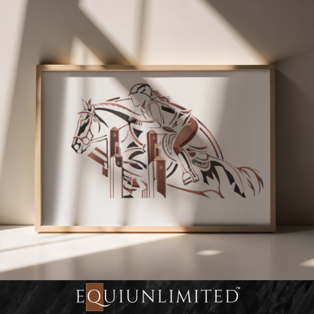 'Gilded Ascent' - Jumping/Cross Country Logo - Image 3